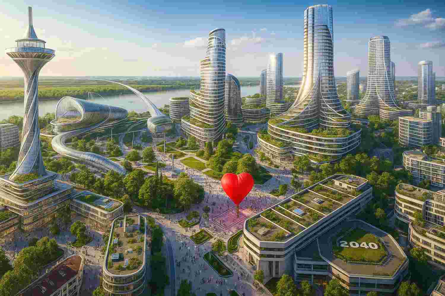 Изкуственият интелект направи прогноза как ще изглежда Русе през 2040 г.